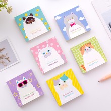 90 sheet Cute cat animal portable memo pad paper post notes sticky notes notepad stationery papeleria school supplies kids gift 2024 - buy cheap