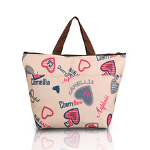 Hot Sale Simple Travel Picnic Waterproof Thermal Cooler Insulated Carry Bag Trendy Printing Lunch Bags Wholesale 2024 - buy cheap