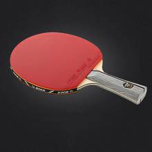 Table Tennis Racket Lightweight Powerful Ping Pong Paddle Bat horizontal/Long Straight Grip Table Tennis Training Accessories 2024 - buy cheap
