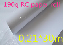 190g inkjet photo RC glossy cheap photo paper A4*30m roll factory supplier 2024 - buy cheap