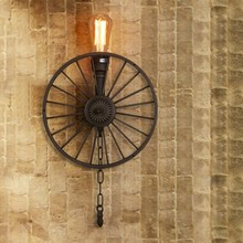 Lámpara con diseño de tubería Edison de estilo americano para Loft, aplique de pared Industrial Vintage, accesorios de iluminación interior 2024 - compra barato