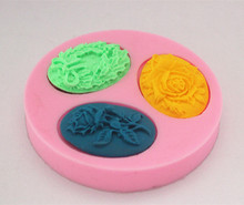 New three different kinds Flowers Silicone  Mold Cookware Dining Bar Non-Stick Cake Decorating fondant soap mold FM227 2024 - buy cheap