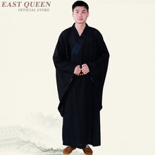Buddhist monk robes mala shaolin monk outfit black buddhist monk costume    KK2293 Y 2024 - buy cheap