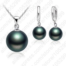 Top Quality Freshwater Pearl Jewelry Sets 925 Sterling Silver Necklace Natural Pearl Dangle Earrings  Wedding Jewelry 2024 - buy cheap