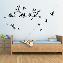 New Tree And Birds Art Wall Decals Stikers For Wall Decoration For A Lot Of Room Decoration Close To Nature Decoracion Hogar 2024 - buy cheap