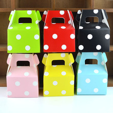 50pcs Polka Dot Horn Favor Box and Bags Sweet Gift Candy Favors Boxes for Wedding Baby Shower Birthday Guests Party Supplies 2024 - buy cheap