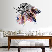 Creative Eagle head Bathroom Bedroom Living Room Removable Self-adhesive Cabinet Wall Stickers Decal Decor Poster Mural dc18 2024 - buy cheap