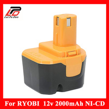 12V 2.0Ah Ni-Cd batería de repuesto para la batería Ryobi 1400652 1400670 1400652B 1400143 RY-1204 R10510... RY1201... TDS4000... TF1100 2024 - compra barato