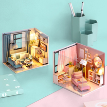 Cutebee Doll House Furniture Miniature Dollhouse DIY Miniature House Room Box Theatre Toys for Children DIY Dollhouse H17-1 2024 - buy cheap