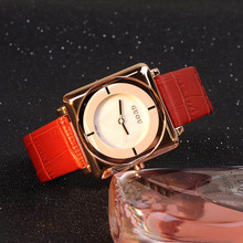 2016 nova marca praça relógios de couro genuíno senhoras casual relógios quartzo resistente à água vestido militar relógio relogio masculino 2024 - compre barato