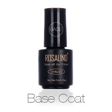 Rosalind Top Coat Base Coat Gel Nail Polish Soak Off Long Lasting Gel Varnish Nail Manicure UV LED Nail Gel Lacquer 2024 - buy cheap