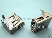 1000 Pcs Per Lot 4 Pin 90 Degree USB  Jack Female Connector, for PC Use High Quality Hot Sale 2024 - buy cheap