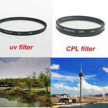 A Set RISE (UK) 55mm Ultra-Violet UV filter+Circular polarizing CPL C-PL  lens filter for Canon Nikon Sony Camera lens 2024 - buy cheap