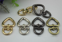 10 unids/lote de anillos abiertos de 4 colores, 2 cm de diámetro interior, bobina de resorte de corazón abierto, botón de conexión de 6 partes 2024 - compra barato