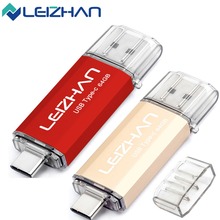 LEIZHAN 2pcs Photostick Type C USB Flash Drive 16GB 32GB 64GB 128GB High Speed USB 3.0 Pendrive Pen drive USB C Memory stick 2024 - buy cheap