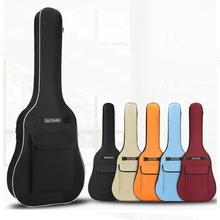 Mochila gig de guitarra acústica, 40/41 gêmeos, à prova d'água, macia, acolchoado, 5mm, acessórios de peças de guitarra folk 2024 - compre barato