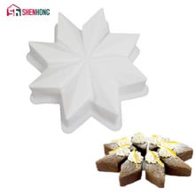 NEW Coral Eight Pointed Star Silicone Mould Mousse Cake Mold For Baking Wedding silikon Silicona Baking Moldes Home Party 2024 - buy cheap