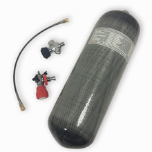 Cilindro de buceo AC109301 Pcp para Rifle de aire, tanque de Paintball de 4500Psi, calibrador de fibra de carbono, válvula de aislamiento y estación de llenado, Fuerza Aérea 2024 - compra barato