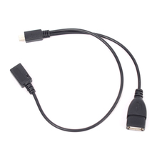 Micro USB Male To USB Female Host OTG Cable Y Splitter for Samsung  #69722 2024 - buy cheap