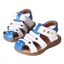 Leather Sandals Boys Girls 2021 New Soft Leather Summer Children Beach Sandals Kids Anti-Slip Sport Shoes sandales pour enfants 2024 - buy cheap