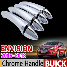 Buick envision-conjunto de capa de maçaneta luxuosa, cromada, acessórios para o carro, 4 portas, 2016, 2017, 2018 2024 - compre barato