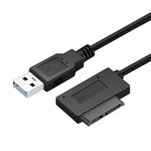 Cable adaptador USB 2,0 a Mini Sata II SATA2.0, convertidor de 7 + 6 13 pines para ordenador, PC y portátil, CD, DVD y ROM 2024 - compra barato