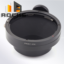 Pixco Lens Adapter Suit for Pentax 67 Mount Lens to Pentax PK Camera Adapter K-7 K-M K-3 K-50 K-5 II K-30  2023 - compra barato
