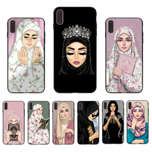 Funda de teléfono suave con diseño de chica islámica, carcasa bonita y bonita, ajuste perfecto para iPhone 7, 8, X, 6s, 6plus, 7plus, 8plus, 5S, XR, Xsmax 2024 - compra barato