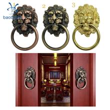 Puxador em forma de leão baoblaze alças portas armários gavetas armários guarda-roupas maçaneta móveis decoração 2024 - compre barato