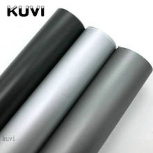 152CMX30CMMatte Silver Grey Black Vinyl Car Wrap Car Motorcycle Scooter DIY Styling Adhesive Film Sheet With Air Bubble Stickers 2024 - buy cheap