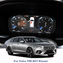 Для Volvo V90 2017-Настоящее стекло для экрана навигатора GPS защитная пленка для приборной панели пленка для дисплея внутренние автомобильные аксессуары наклейки 2024 - купить недорого