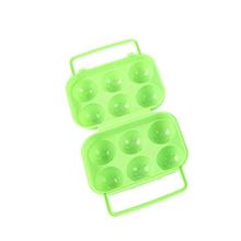 1 x Portable Folding Eggs Box Plastic Container Holder Folding Egg Storage Box Handle Case 17SEP18 2024 - buy cheap