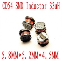 Indutor de chip cd54 33u 1000 smd 5.8*5*4.5mm 2024 - compre barato