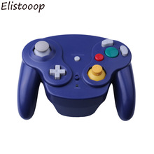 Elistooop 2,4 ГГц, Bluetooth-контроллер, беспроводной геймпад, джойстик для Nintendo, GameCube, NGC, Wii 2024 - купить недорого