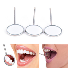 Aço inoxidável dental espelho boca dente cuidado oral dental vislumbre boca inspecionar instrumento 24mm de alta qualidade 2024 - compre barato