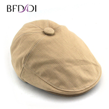BFDADI Size 57-60cm 2020 Summer Peaked Beret Hat Newsboy Visor Hat Cap Cabbie Beret Gatsby Flat Cap Flax Hat 2024 - buy cheap