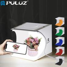 PULUZ 20*20cm 8 Mini Folding Studio Diffuse Soft Box Lightbox With LED Light Black White Photography Background Photo Studio box 2024 - buy cheap