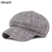 XdanqinX-Gorro con Cierre trasero para mujer, gorra Retro literaria para vendedor de periódicos, Boina de sol elegante con visera, gorro femenino Vintage, novedad de 2019 2024 - compra barato