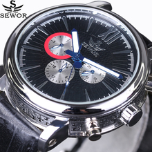 New Luxury brand Men Sports Watches Automatic Mechanical Watch 6 Hands 24 Hours Auto Date 3 sub-dials Rotate Pilot Wrist Watches 2024 - buy cheap