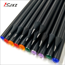 5/10/12 pcs/lot Kawaii Black wood Pencil HB Diamond Color Standard Pencils For Student School Office Supplies 2024 - buy cheap