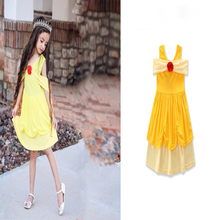 Vestido de princesa infantil feminino, vestido casual da minnie para festa de aniversário, roupas para crianças de 1 a 6 anos, verão, 2019 2024 - compre barato