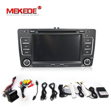 Android7.1 Quad-Core car dvd player for Skoda Octavia 2012 2013 with HD screen 1024*600 free shipping with free 8G map card 2024 - buy cheap