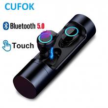 Bluetooth 5.0 Earphone True Wireless Earbuds Touch TWS Earphones Stereo Music Handsfree Headset For iPhone Samsung Xiaomi Phone 2024 - buy cheap