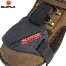 Scoyco FS-02 motocicleta de corrida shift pad sapatos marca scuff protetor motocross botas anti deslizamento capa shifter guardas 2024 - compre barato