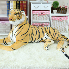 Juguete de felpa de tigre amarillo de 130cm, decoración del hogar, regalo de cumpleaños y Navidad, h011 2024 - compra barato