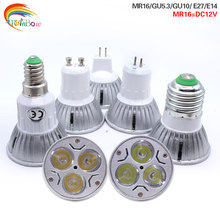 E27 E14 MR16 GU10 Lampada LED Bulb 110V 220V dimmable Bombillas LED Lamp Spotlight 9W Lampara led spotlight 12V MR16 LED 2024 - buy cheap