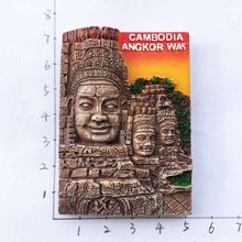 Âncora de kampuchea, sorriso khmer, estátua de buda, geladeira, lembrança e lembrança 2024 - compre barato