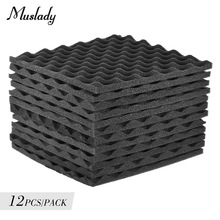 12 Pack Studio Acoustic Foams Panels Sound Insulation Foam 30 * 30cm/ 12 * 12in 2024 - buy cheap