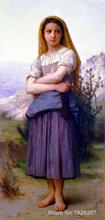 art for sale Knitting machine by William Adolphe Bouguereau canvas Handmade High quality 2024 - buy cheap