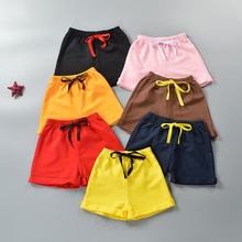 Hot Sale Summer Children Shorts Girls Boys Cotton Loose Candy Beach Short Toddler Fashion Panties Casual Sports Kids Clothing 2024 - buy cheap